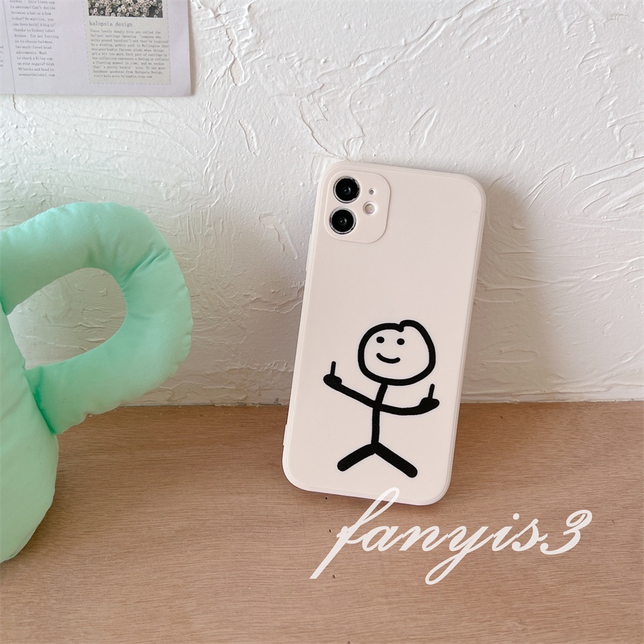 Ốp Điện Thoại Mềm Họa Tiết Vui Nhộn Cho iPhone 14 13 12 11 Pro Max X XR Xs Max 7 8 Plus SE 2020