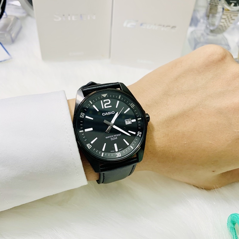 Đồng hồ nam dây da Casio MTP E170BL-1BVDF Bảo hành 1 năm Hyma watch