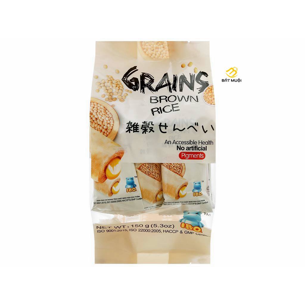 Bánh ngũ cốc vị nguyên chất I.B.O gói 150g