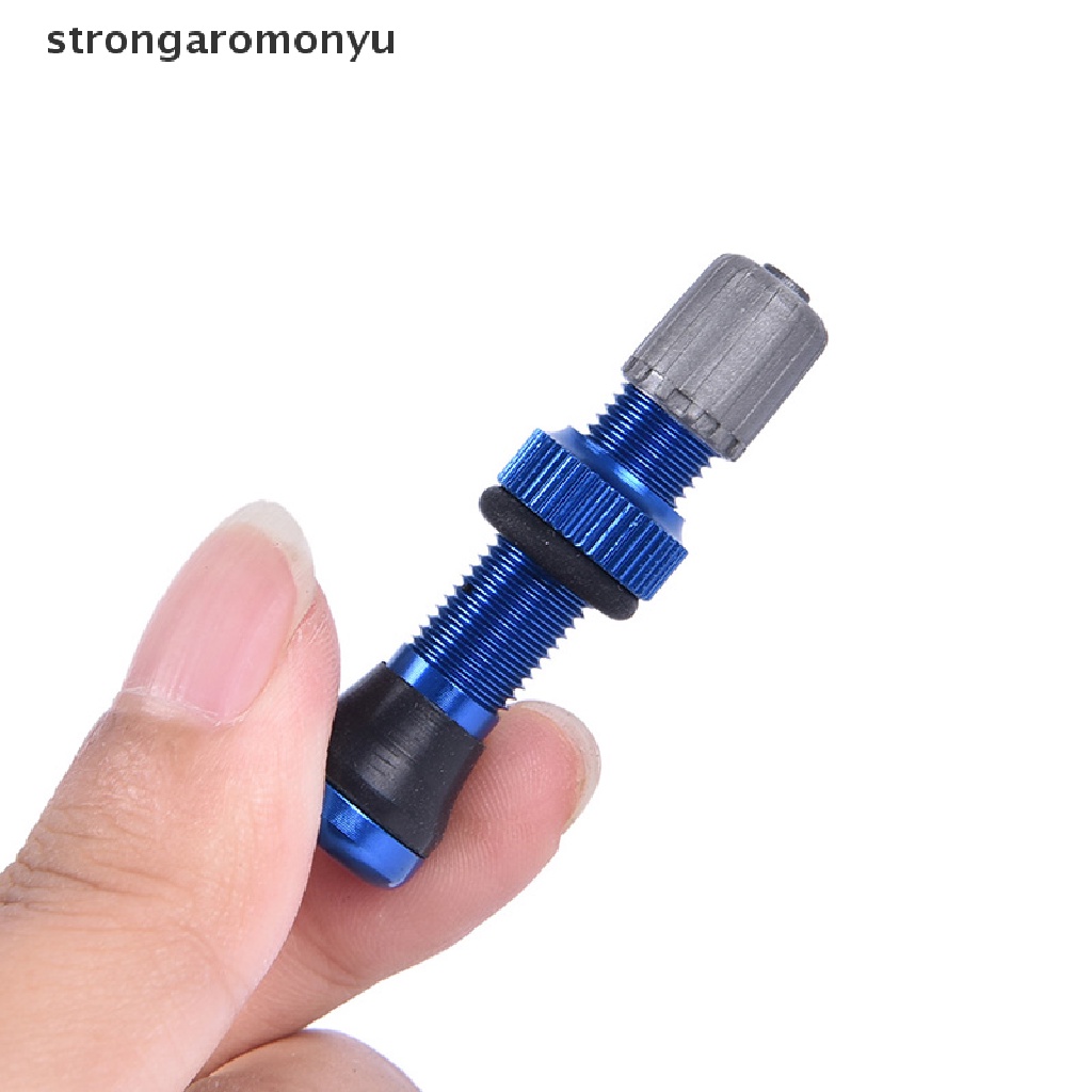 【YU】 Bicycle Schrader Tubeless Valve Bike Valve Rim Wheel Tubeless Tire Tyre Valve .