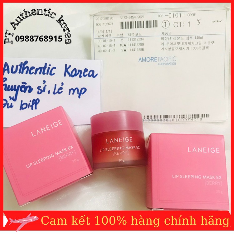 Mặt Nạ Ủ Môi Laneige Lip Sleeping Mask berry.