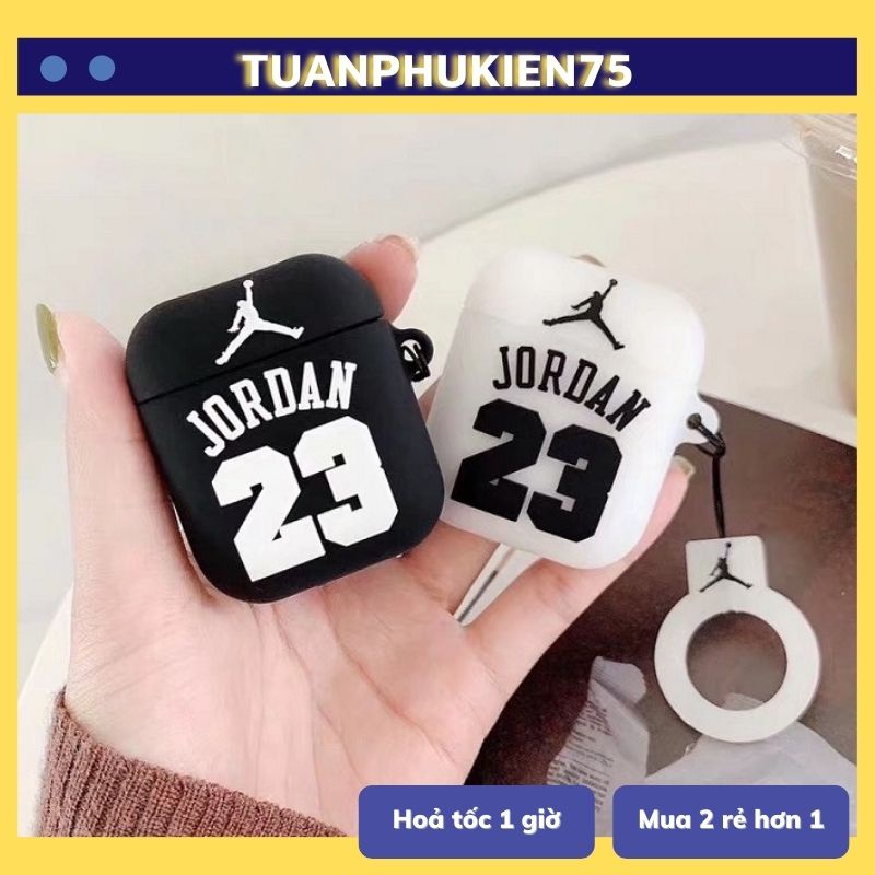 🔥 Case Ap 1/2 & Pro 🔥 Freeship 🔥 VỎ BỌC MODEL J0RDAN 23 - Cho Tai Nghe Không Dây (Bluetooth) - Tuanp