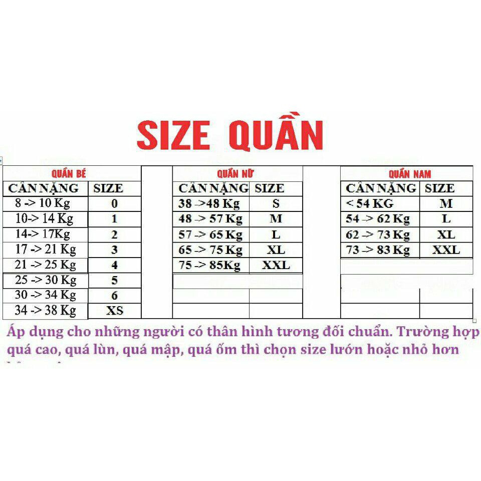 Quần đi biển nam nữ vải dù loại 1 nhiều màu sắc đủ size 6-85ky - Hàng nhập khẩu | BigBuy360 - bigbuy360.vn