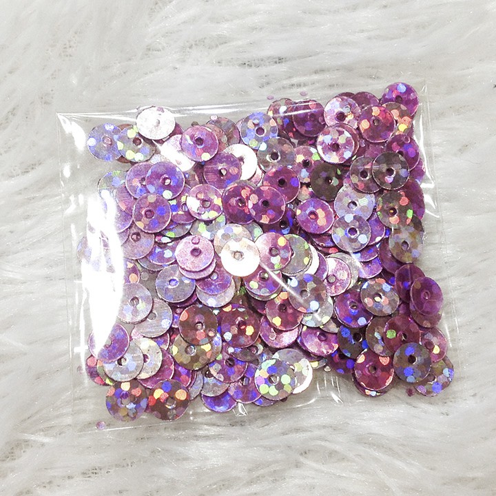 Hạt kim sa kết trang trí áo loại 6mm