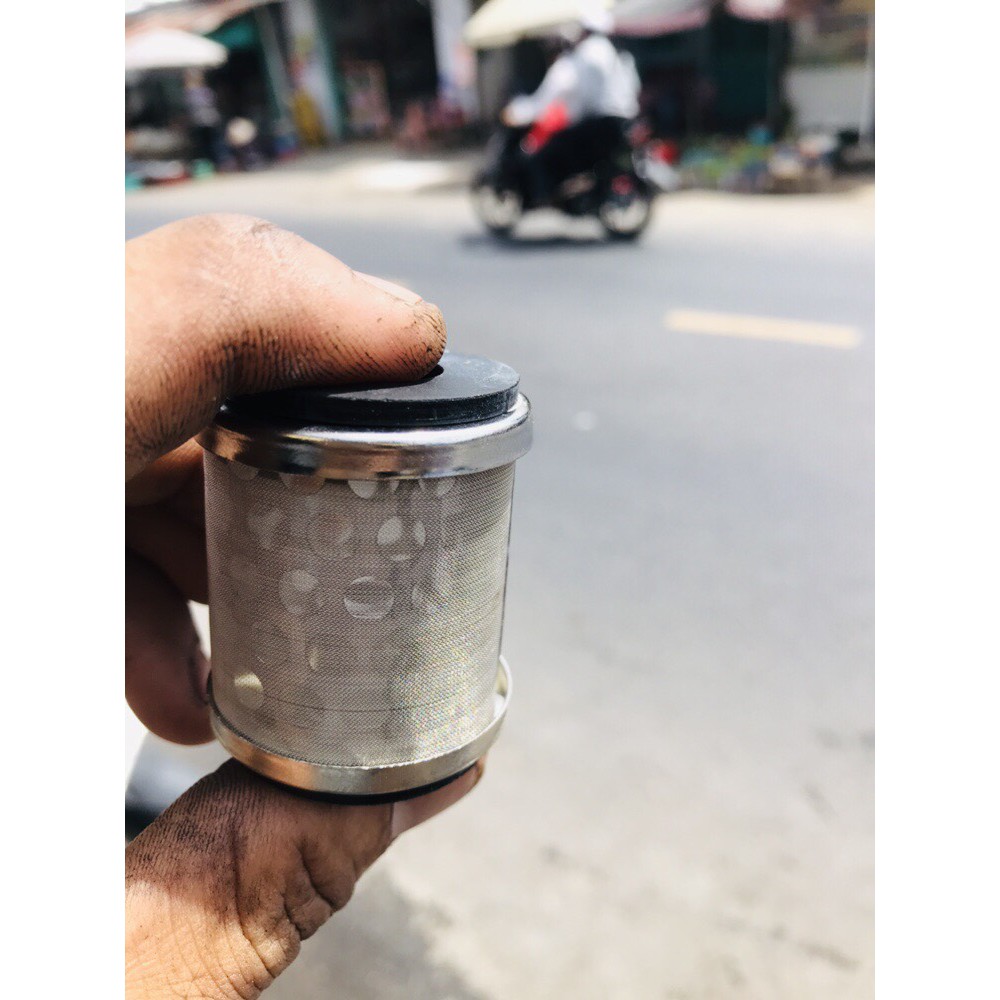 Lọc nhớt độ yamaha lưới thép