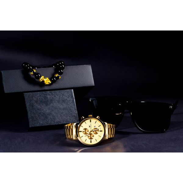 [Ảnh thật] Đồng hồ thời trang Nam - Kim loại, FNGEEN (41mm). | BigBuy360 - bigbuy360.vn