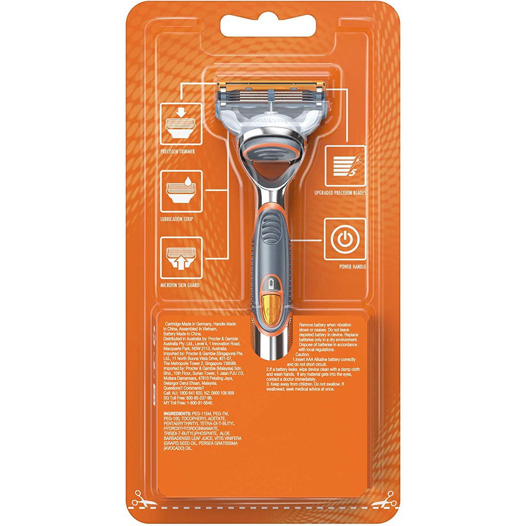 Bộ Dao Cạo Râu Gillette Fusion 5