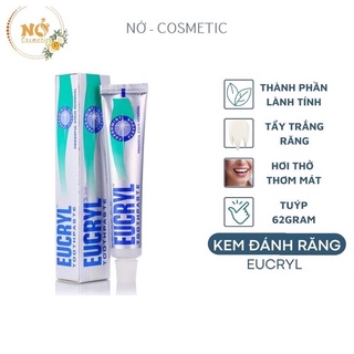 Combo Kem Đánh Răng Eucryl & Bột Trắng Răng Eucryl Anh Quốc