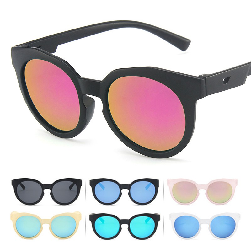 Kính Mát Tráng Gương Chống Tia Uv400 Cho Bé