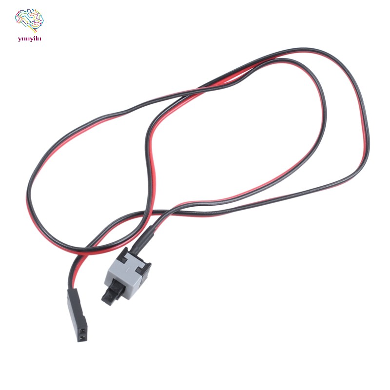 20.5" Long Power Button Switch Cable for PC Switches Reset Computer NoBrand