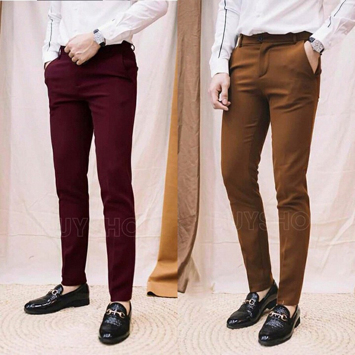 quần vải nam hàn quốc
