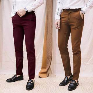 quần vải nam hàn quốc