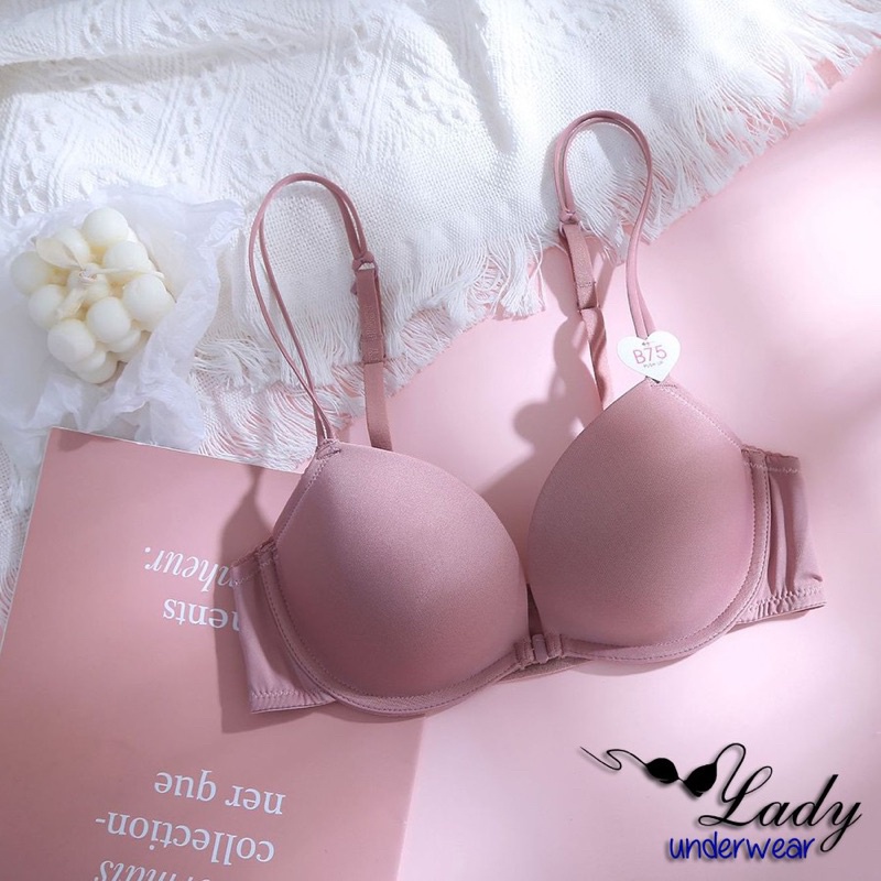Áo Lót Nữ Cài Trước Xuất Xịn , Áo Ngực Có Gọng Nâng Ngực 3cm Tạo Khe
