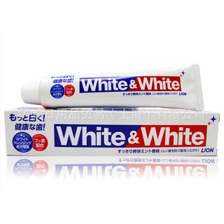 Kem Đánh Răng White & White Lion 150g - Nhật Bản