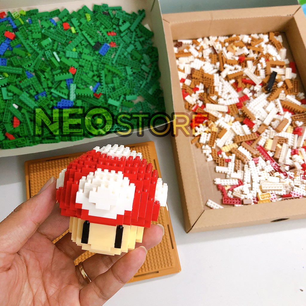Xếp hình 3D khủng long Yoshi Mario - Magic Blocks Big Size - Đồ chơi trí tuệ - NEO Store