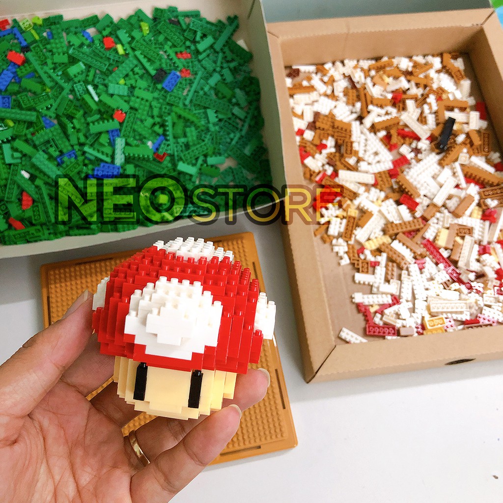 Xếp hình Lego khủng long Yoshi Mario 3D Magic Blocks Big Size - Đồ chơi trí tuệ - NEO Store