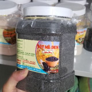 0,5 kg bột mè đen nguyên chất rữa sạch rang xay