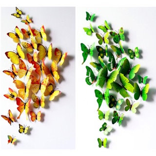 BƯỚM BƯỚM 3D (bộ 12 con - 3 size)