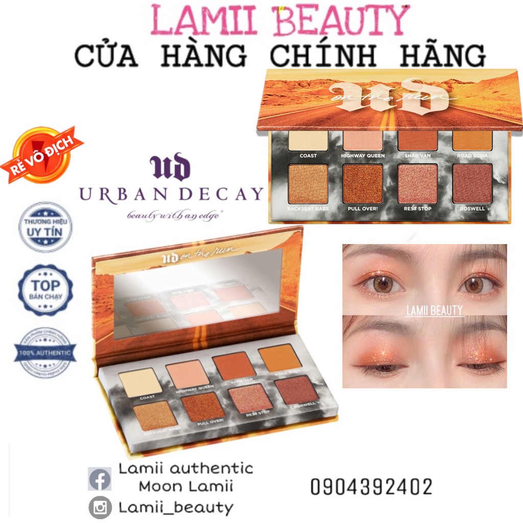 Phấn mắt Urban Decay Highway Queen On The Run mini Eyeshadow Palette