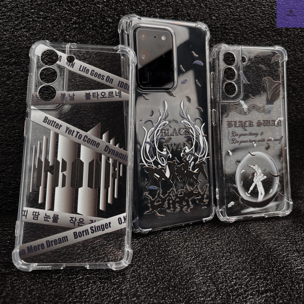 Ốp Điện Thoại TXT Enhypen Blackswan Chống Va Đập Kpop BTSS-613 TXT Cho Samsung HUAWEI OPPO VIVO XIAOMI