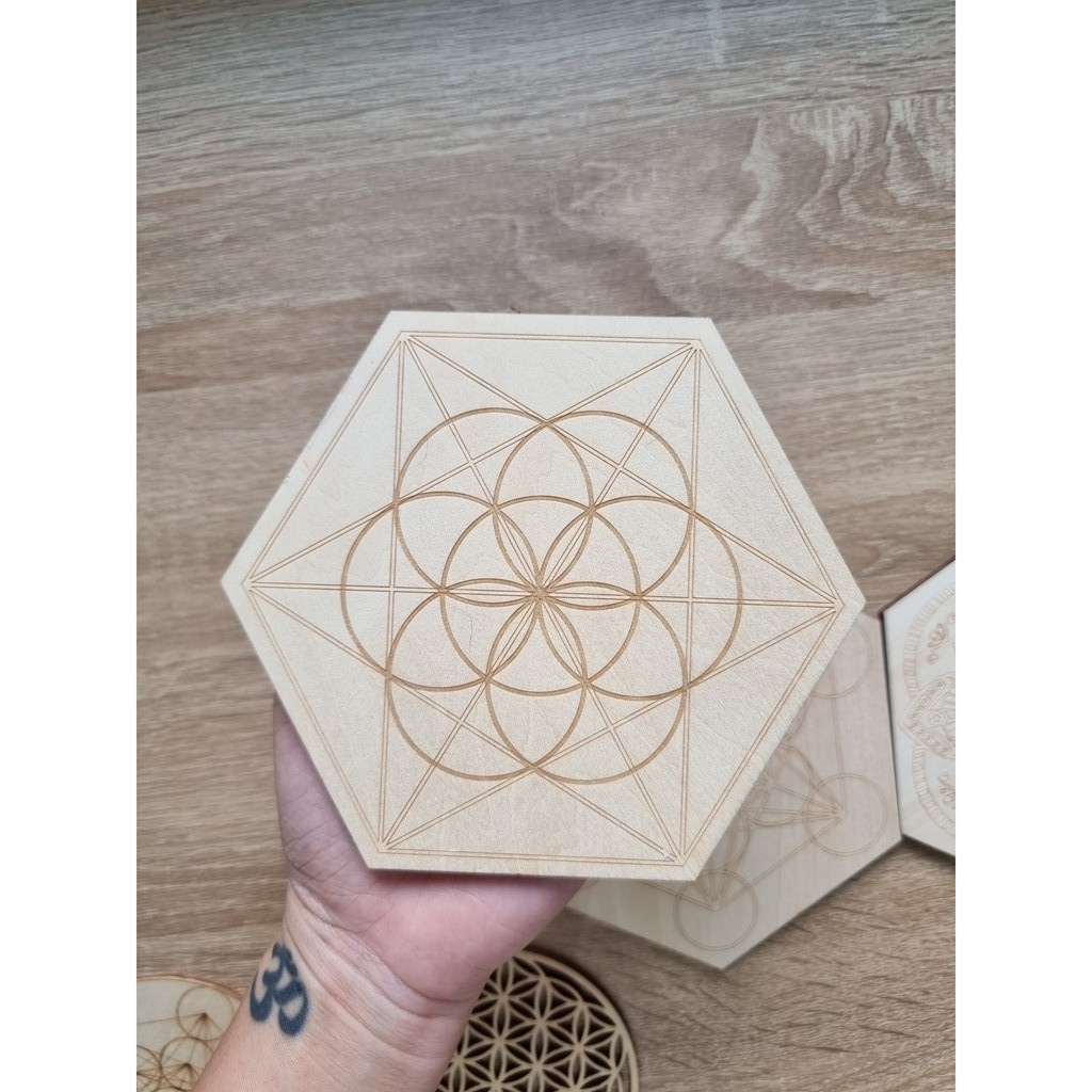 Crystal Grid - lưới tinh thể dùng tăng sức mạnh của đá thanh tẩy, Tarot