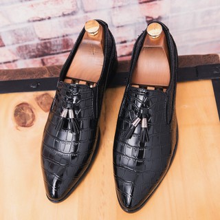 Luxury Crocodile Leather Shoes For Men
