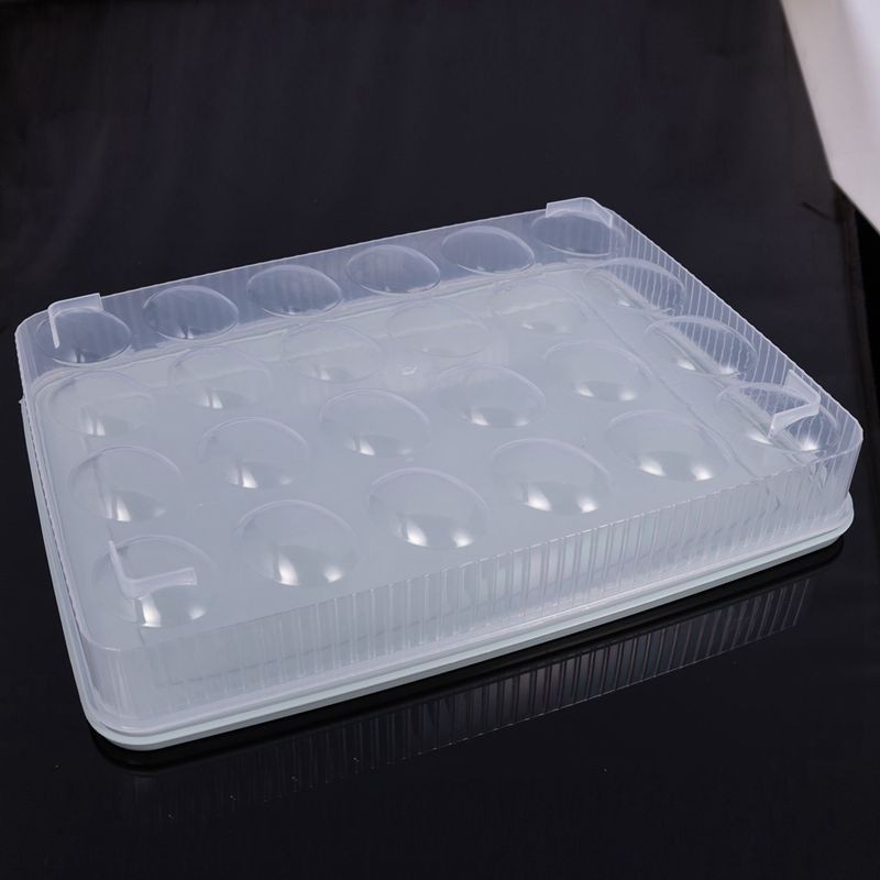 Hộp đựng bảo quản trứng chất liệu nhựa kích thước 31 * 23 * 6 cm có 3 màu tiện dụng