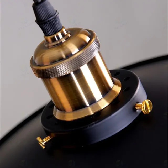 Đèn thả cổ điển chao đĩa trơn nông, đèn decor trang trí quán cafee, nhà hàng