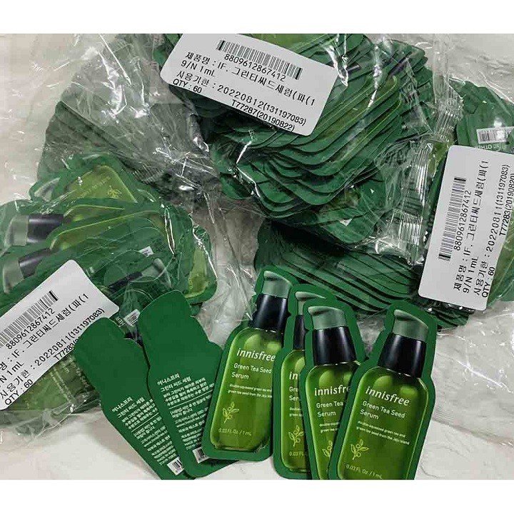 [Sample]Tinh chất dưỡng da Innisfree Green tea seed serum1ml