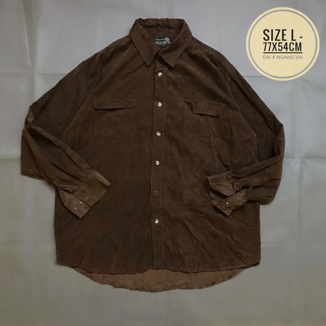 Sơ Mi NHUNG Tăm VINTAGE | BigBuy360 - bigbuy360.vn