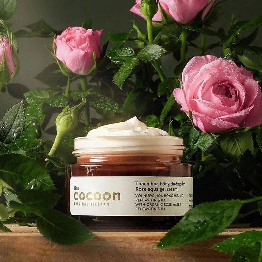 Thạch hoa hồng dưỡng ẩm The Cocoon Rose Aqua Gel Cream 100ml