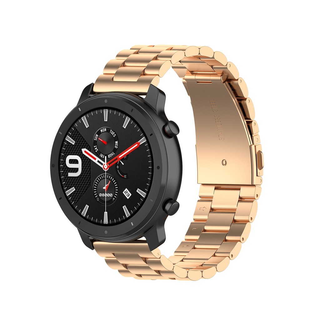Dây Đeo Inox Cho Đồng Hồ Thông Minh Huami Amazfit Gtr 47mm 22mm