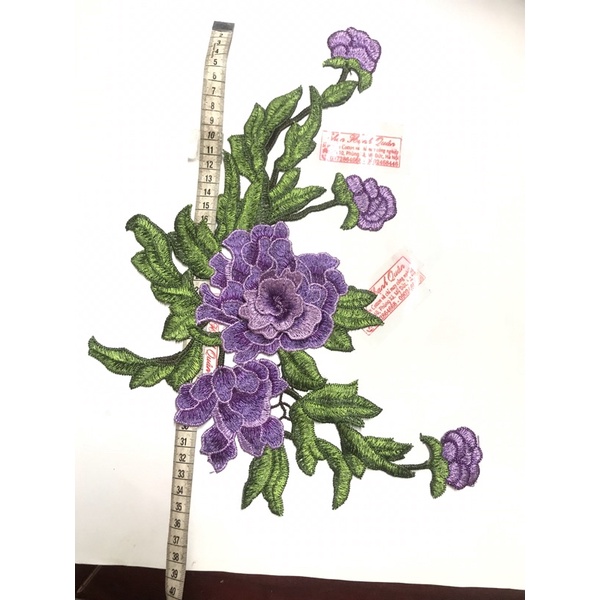Hoa thêu nổi mã H393 (Shop giao đơn tiền hàng từ 50k)