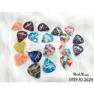 Combo 5 phím đàn guitar Alice hình thật