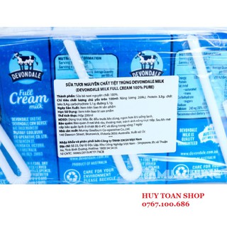 Sữa tươi DEVONDALE full Cream 200ml