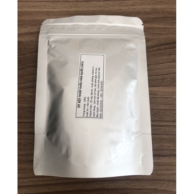 Bột phô mai lắc Hàn Quốc lắc bánh gạo, khoai tây, khoai lang, gà rán, bắp rang- 100G