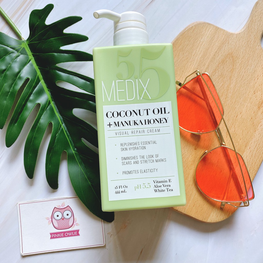 Dưỡng Medix 5.5 dùng được cho mặt và toàn thân chai to khủng 444ml - chiết xuất trà trắng và Manuka