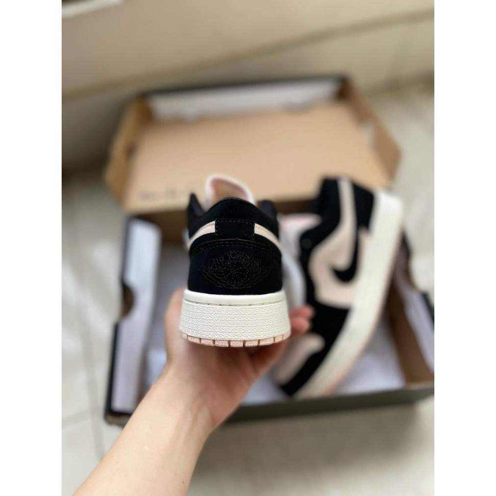Giày 𝐉𝐨𝐫𝐝𝐚𝐧 1 hồng đen nữ, Giày thể thao JD 1 cổ thấp Black Guava Ice hồng đen bản đẹp full box bill | BigBuy360 - bigbuy360.vn