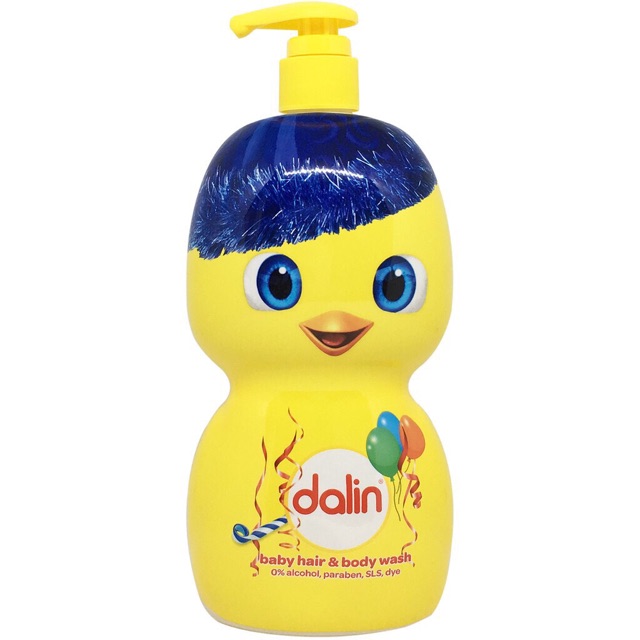 DALIN Hair baby hair &amp; body wash - Sữa tắm gội cho bé 650ml