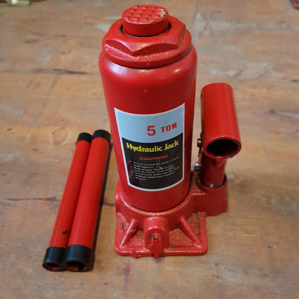 Kích thủy lực 5 tấn - Con đội thủy lực 5 tấn nhỏ gọn tiện lợi - Hydraulic Jack by Ngocanh_auto