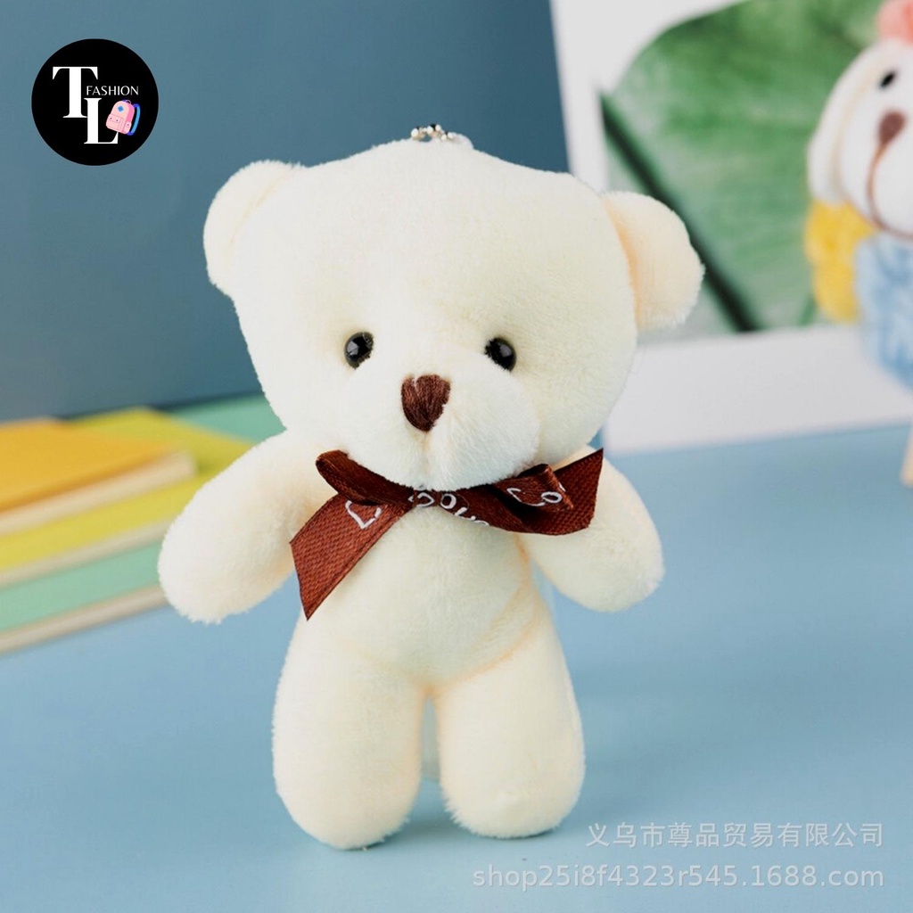 Móc khóa gấu bông treo balo túi xách siêu xinh giá cực rẻ-TL