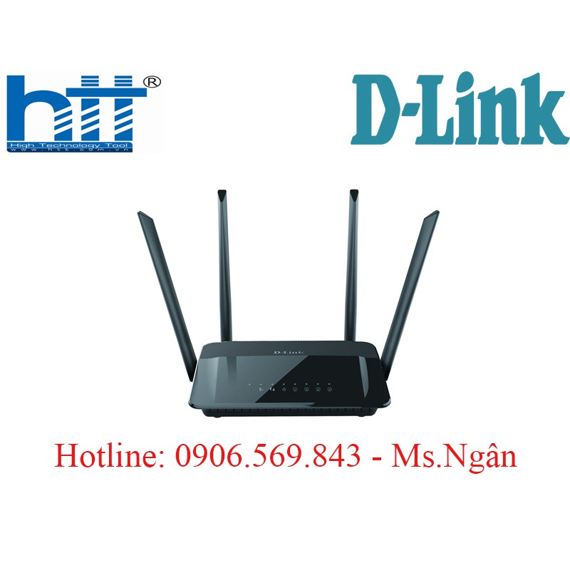 Bộ định tuyến băng tần kép AC không dây Dlink DIR-822