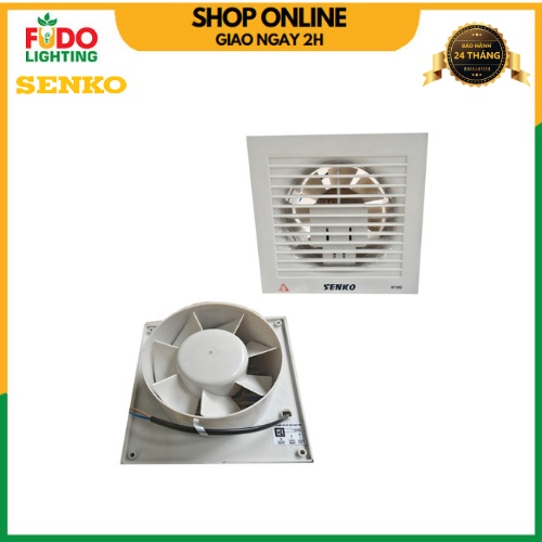 ⚡️Giao hoả tốc 2h tại tphcm⚡️Quạt hút thông gió quạt hút âm tường SenkO H100 Hàng Chính Hãng⚡️