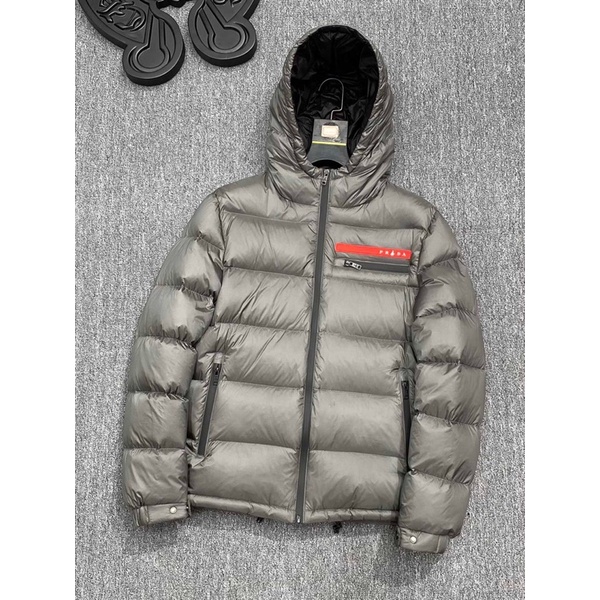 Áo khoác phao nam siêu ấm siêu nhẹ thương hiệu thời trang cao cấp Prada