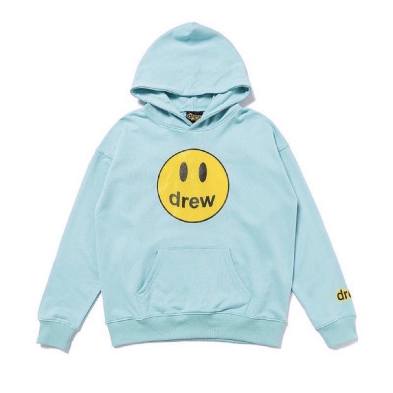 Áo Hoodie có mũ vải nỉ bông Drew House Mascot SS2020 hình Mặt Cười Justin Bieber cao cấp | BigBuy360 - bigbuy360.vn