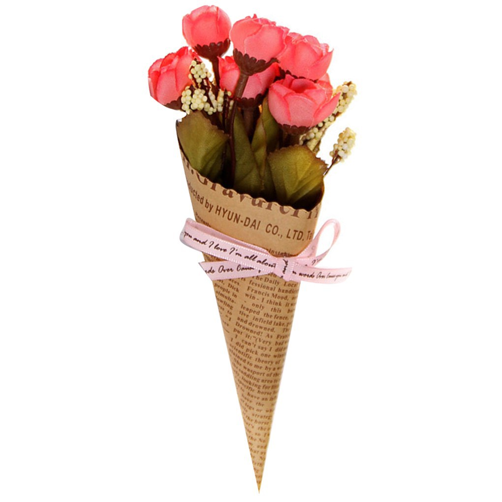 Bó hoa phong cách Retro hỗ trợ trang trí không gian đa dụng