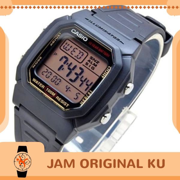 Đồng Hồ Đeo Tay Casio W-800HG-9A Thời Trang Cho Nam Nữ