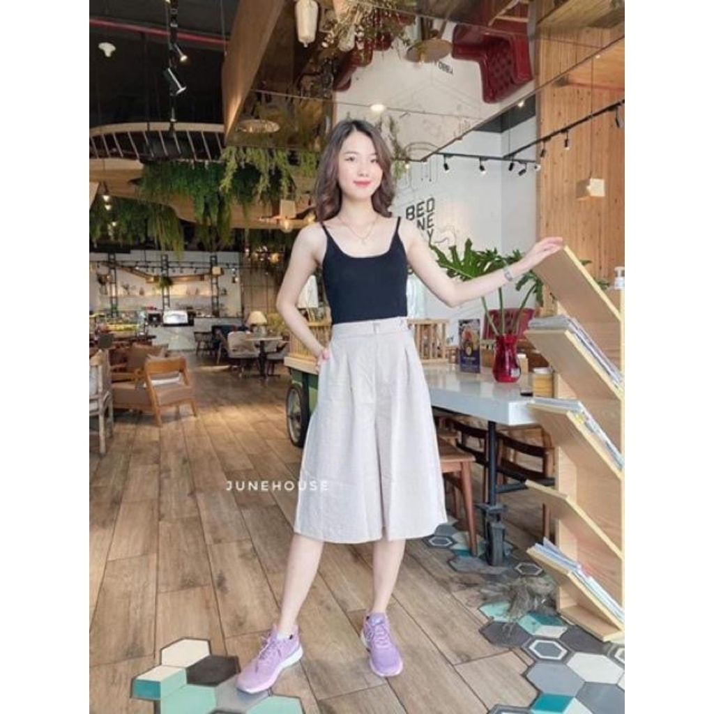 Quần Đũi Lửng_Quần Ống Rộng Giả Váy Siêu Mát_mã S21 | BigBuy360 - bigbuy360.vn