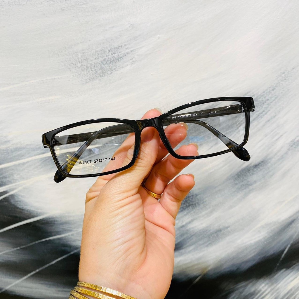 Gọng kính nhựa w7107 thời trang nam nữ siêu nhẹ siêu bền OURESS