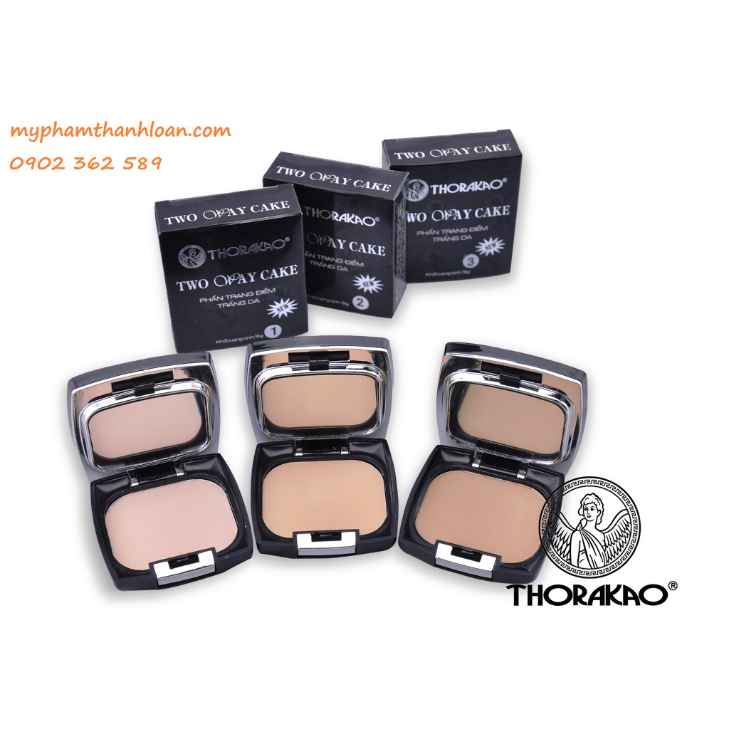 Phấn trang điểm trắng da Thorakao 9g đủ màu
